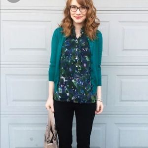 August Silk Jade cardigan